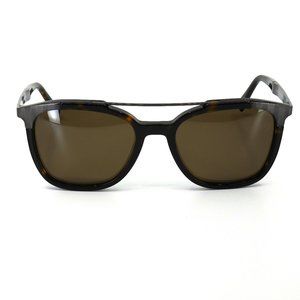 ERMENEGILDO ZEGNA “EZ0073” Tortoise & Gunmetal Silver Sunglasses